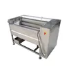 Machine à éplucher de nettoyage de pommes de terre électrique commerciale Machine à laver automatique de légumes racines en acier inoxydable