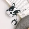 3D chien étuis pour écouteurs pour AirPods boîtier Silicone mignon dessin animé sans fil Bluetooth casque Air Pods 2 écouteurs boîte de charge