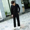 Men's Tracksuits Spring And Autumn European American Hip Hop Brand Jumpsuit Coat Fashion Overalls Loose Casual Wide Leg