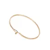 Bangle damer armband smycken Justerbar delikat tunn ärm krokformad handgjord minimalistisk