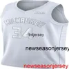 Camisa de basquete branca masculina Giannis Antetokounmpo #34 personalizada barata costurada para homens e mulheres jovens XS-6XL Camisas de basquete