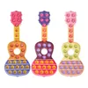 In Stock Tie-dye Push Decompression Toy Color Watermark push bubble Sensory Autism Stress Reliever Squeeze Sensory Toy for Kids