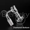 Due stili Full Weld Diamond/Facted Bottom Smoking Terp Slurper Quartz Banger con set di biglie di vetro Bordo smussato a 4590 gradi Slurpers senza cuciture Chiodi per Dab Rigs