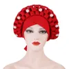 Nuovo Handmade African Auto Gele Geesties pronta per indossare le donne Turban Caps Ladies Nigerian Head Wraps Traditional Matrimonio Aso Oke