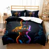 Sexy zwart meisje beddengoed single twin volledige koningin kingsize body art bed aldult kid slaapkamer Dubetcover sets 3D Kawaii 015