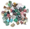 Natural Stone Pendants Irregular Jade Charms Pendant Necklace Agate Stone Quartz Opal Jewelry wholesale