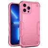 Casos de telefone de armadura híbrida para iPhone 14 pro máximo 13 12 11 xs xr 7 8 plus TPU PC à prova de choque Tampa de proteção D1