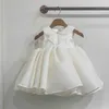 Newborn Baptism Dress 1 2 Year Baby Girl Birthday Dress Party Dresses Baby Girl Clothes First Christening Party Princess Gown Q0716