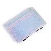 Women PU Card Holder Student ID Cards Wallet Laser Sequins Fashion Women ID Package Leather Credit Card Case Purse