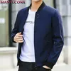 MANTLCONX est Solid Autumn Mens Jackets Male Casual Zipper Summer Spring Outwear Thin Man Winter 211126