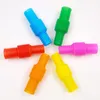 Nuovo arrivo Divertimento fai-da-te Giocattoli da tirare e Tubi pop Fidget Cannucce per tubi in plastica Sollievo dallo stress per i bambini