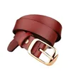 Women's fashion brand strap genuine leather women belt alloy pin buckles vintage belts for womens jeans high quality wide 2.8cm G220301