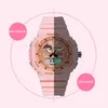 Watches For Women SMAEL Waterproof Back Light LED Clock Alarm Stopwatch Ladies Wristwatches Gift 8037 Luxury 210616