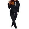 Vente Simple femmes automne sport costume sweats à capuche et pantalons ensemble pour l'exercice NOV99 211105