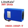 LiitoKala 36V Lithium Battery 20Ah 30Ah 25Ah 15Ah 18650 Electric Motorcycle Bicycle Scooter with BMS