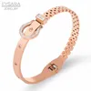 Fysara Célèbre Design Ceinture Bracelet Bracelet Pour Femmes De Luxe Aaa Cristaux Manchette Bracelet En Acier Inoxydable Bijoux Européens Q0719