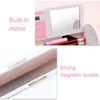 Bolsas a lápiz Avesos y translúcido creativo creativo multifunción caja cilíndrica caja 2021 papelería escolar soporte para lápiz calculadora azul rosa