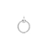 2021 Valentine's Day 925 Sterling Silver Pave O Pendant Beads Charm Fit Original Pandora Necklace Women DIY Jewelry Gift Q0531