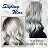 Tymczasowe srebrne site włosy pomada dla ludzi luksusowe kolorowanki błotne szare włosy do mycia leczenie z całego dnia trzymaj Nongre4967319