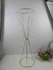 70 cm / 50 cm bloem vazen ​​goud / witte bloem staat metalen weg hoofdstuk bruiloft centerpiece bloemen rack voor evenement feestdecoratie 211122