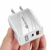 Snabbladdning 3.0 20W Typ C PD Wall Charger Portable Power Adapter EU US Plug för iPhone 11 13 12 14 15 Pro Max Samsung HTC S1 med låda