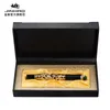 Penne gel JINHAO LuxuryTexture Carving Dragon King Gemma verde/rossa Forniture per ufficio orientali Cancelleria Penna roller per calligrafia