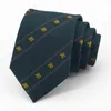 2021 Brand High Quality 8CM Business Dress Tie For Men Fashion Luxury Male Green Necktie Party Wedding Work Gift Box