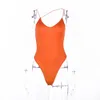 Women's Jumpsuits & Rompers 2021 Sexy Strapless Bodysuit Women Sleeveless Solid Summer Jumpsuit Backless High Waist Bodycon Bodysuits