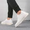 5 cm Winda Skórzane buty Mężczyźni Casual Trampki Misalwa White Black Stylowe buty podnoszące wysokość wzrost 211014