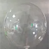 Décoration de fête 18 '' 20 '' 24 '' 36 '' 1/3 / 5 Pcs Transparent Globes Ballon Transparent Hélium Gonflable Bobo Ballon De Mariage Anniversaire Babyshower