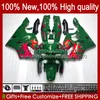 Carrosserie Pour KAWASAKI NINJA ZX-6R ZX600C ZX 6R 636 600CC 600 CC vert 94-97 Corps 50HC.7 flammes rouges ZX-636 ZX600 ZX 6 R ZX636 1994 1995 1996 1997 ZX6R 94 95 96 97 Kit de carénage