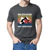 JIU JITSU Jesus Has Your Back Funny Christian Satan Gift Vintage Mens Neck short sleeves Cotton Tshirt women top tee 210629