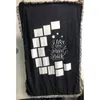 Lokaal magazijn! 9 pennen dekens sublimatie lege deken met kwastjes warmteoverdracht afdrukken shawl wrap sofa slapen gooien dekens 125 * 150cm VS Warehouse