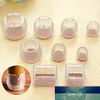 Transparent Silicone Table Chair Foot Pad Felt Anti-Slip Anti-Friction Covers Furniture Leg Caps Round Square Floor Home Decor