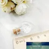 10 stks / partij Hart / Tube / Square / Water Drop / XO / Flat / Flower / Star Mix Shape Mini Glasflessen met Clear Cork Stopper Tiny Fials Jars
