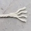 Fil de vêtements 3mm/4mm/6mm/8mm/10mm fil de cordon de coton fait main naturel corde de Crochet bricolage tapisserie suspendue tissage tricot