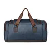 Luxe PU Lederen Reistas Outdoor Dames Duffle Tassen Mannen Waterdichte Gym voor Weekend Daling 211102