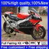 Мотоциклетные обтекатели для Aprilia RSV 1000 R 1000R RSV1000R Mille RV60 Cowling 9No.18 RSV-1000 RSV1000 R RR Red blk new 03 04 05 06 RSV1000RR 2003 2004 2005 2006 Body Kit