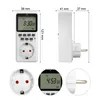 Timers Digital Timer Switch LCD Intelligent Program Socket 7Days Cycle Plug-In Outlet Hushåll Smart Tools EU/US/UK Plug