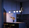 Modern LED hängsmycke ljus guld för matsal sovrum kök ljuskrona lampa bar café kreativitet glans inomhus tak fixtur