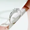 Rings Women Glaring 925 Sterling Silver Multi-drill Diamonds Ring Wedding Engagement Courtship Jewelry