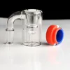 Tubo da fumo in vetro Ash Catcher due stili Adattatore 14mm Maschio Femmina Accessori per fumatori con Reclaimer Dome Nail Reclaim Catcher per bong ad acqua