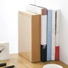 Ganci rails 1pc Transparent Acrilico Bookend Stand Bookshelf Desktop Decorative Rack Decorativo