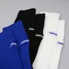 Mężczyźni i kobiety Załoga Błęki Biała Flame Modna Street Hip Hop Socks