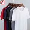 Hommes solide maille voir à travers résille t-shirt extensible t-shirt Transparent Sexy à manches courtes 4XL O cou 5 couleurs MYDBSH 210726