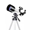 BELONA 70400 HD télescope astronomique avec trépied monoculaire lune oiseau observation enfants cadeau téléphone Star Finder portée