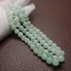 10 mm vert A Emerald Beads Collier Jade Jewelry Jadeite Amulet Fashion 100% Cadeaux de charme naturel pour les femmes Men Q0531264Q