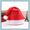 Świąteczne zapasy domowe ogrodowe santa claus hat tra miękki pluszowy cosplay impreza kapelusza kapelusze świąteczne dekoracje adts upuszczenie dostawy 2021 PLKAY