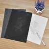 Gift Wrap 100 Pcs/Set A4 Size Copy Graphite Carbon Paper Painting Tracing For Wood Clothes Canvas Reusable Accessories XJ78