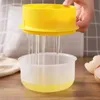 PP plastic Cake Tools Egg White Filter Yolk Separator Sifting Kitchen Baking Tool Accessories